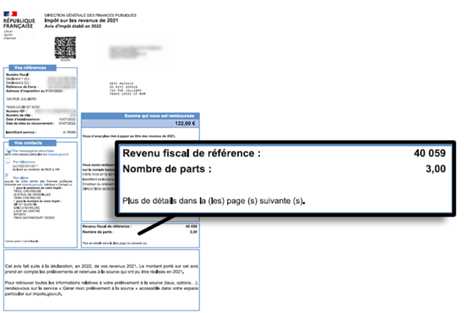 Revenu fiscal de référence